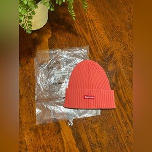 Supreme Overdyed Beanie Coral